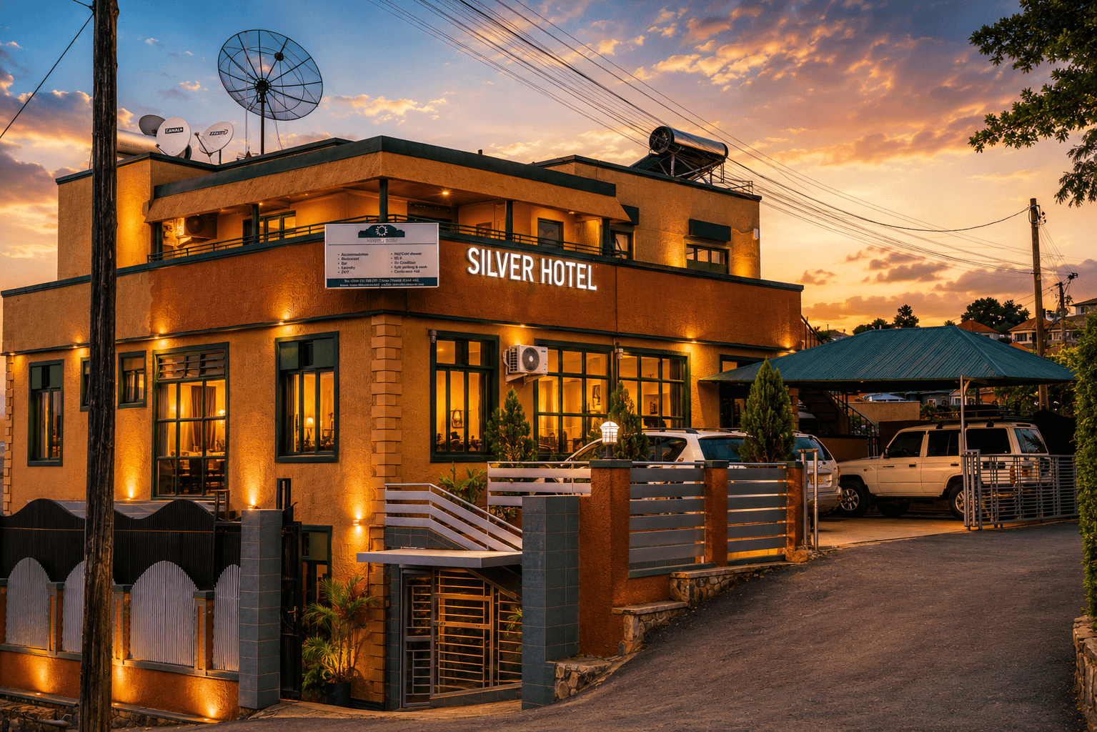 Silver Hotel — front exterior